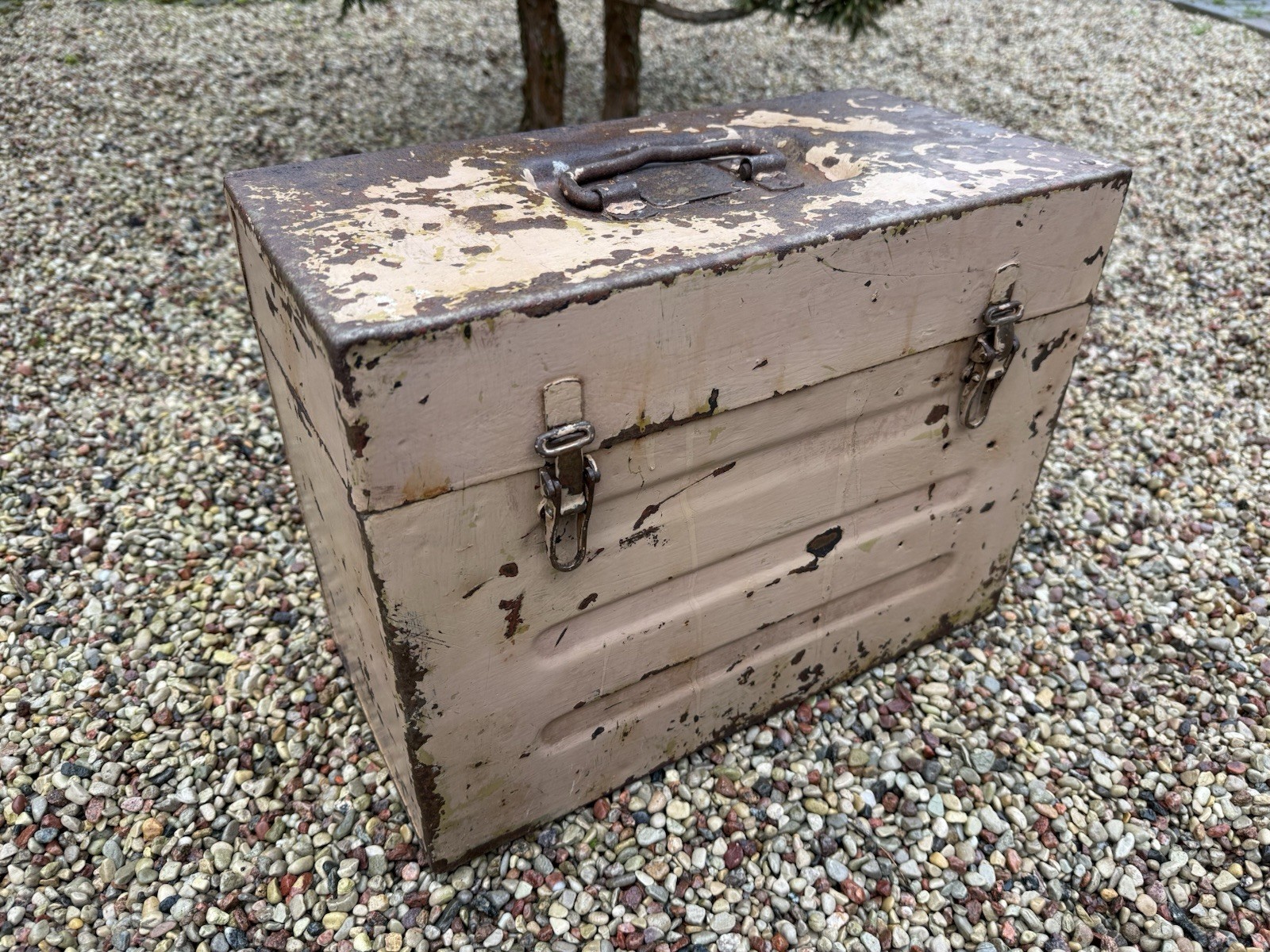 Rare WW2 German Optics Storage Box Schwebekreis Visier 30 with Original Label