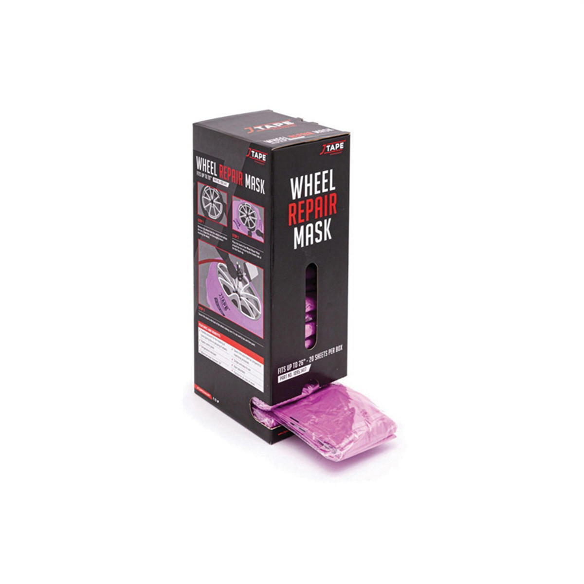 JTAPE Unlimited 1095.1417 1095 Series Flexible Wheel Repair Mask, 170 cm L x 170