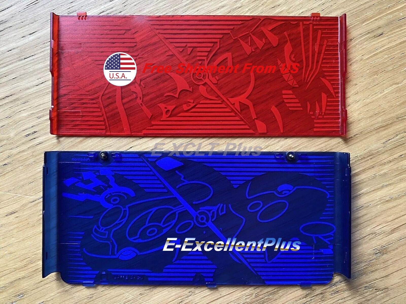 A&E Housing Shell Case Kisekae Cover For Nintendo New 3DS Pokemon Ruby Sapphire