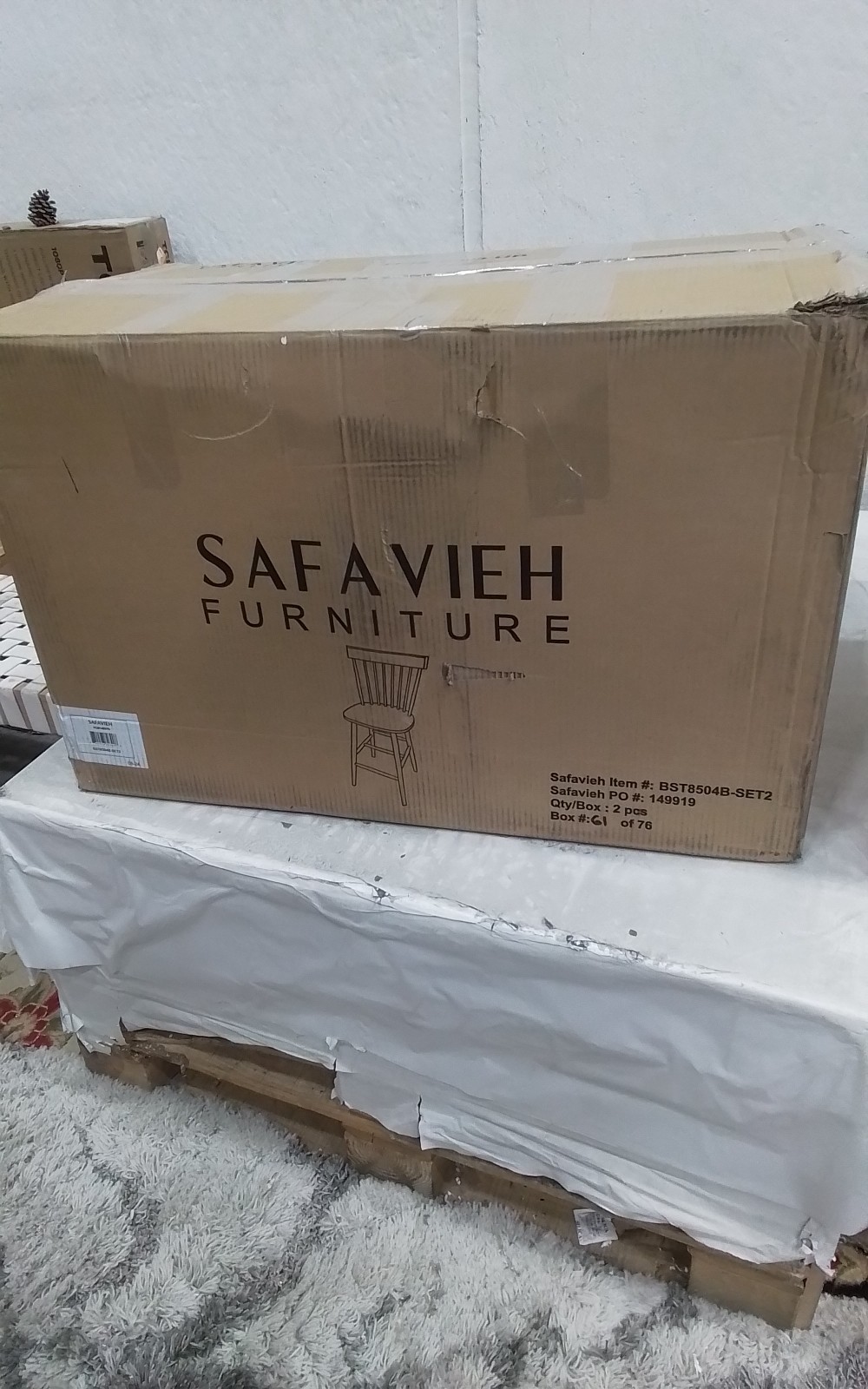 Safavieh PROVIDENCE BAR STOOL, Reduced Price 2172763003 BST8504B-SET2
