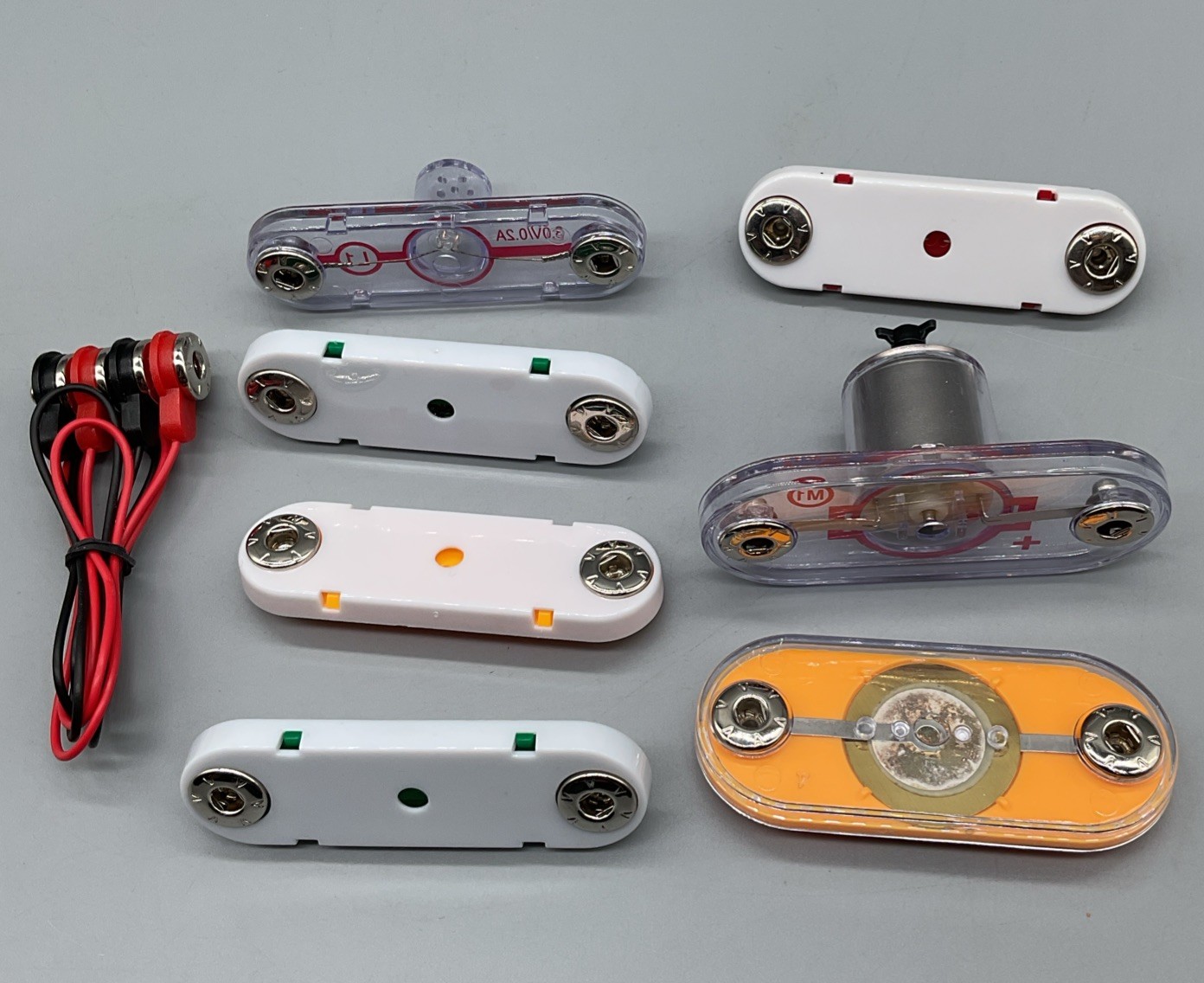 Lot of snap circuit replacement parts R1 S1 S2 D1 WC L1 M1 ELENCO