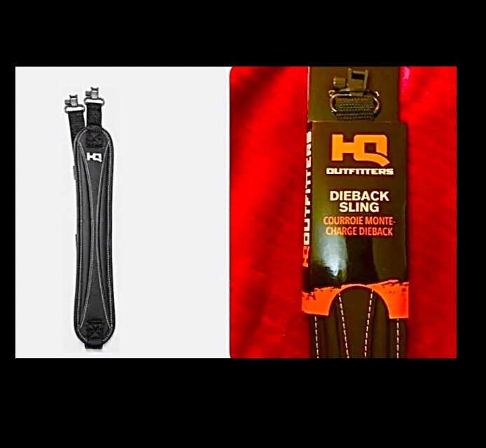 HQ Outfitters dieback sling contoured for extreme carrying,sling Swivels Include