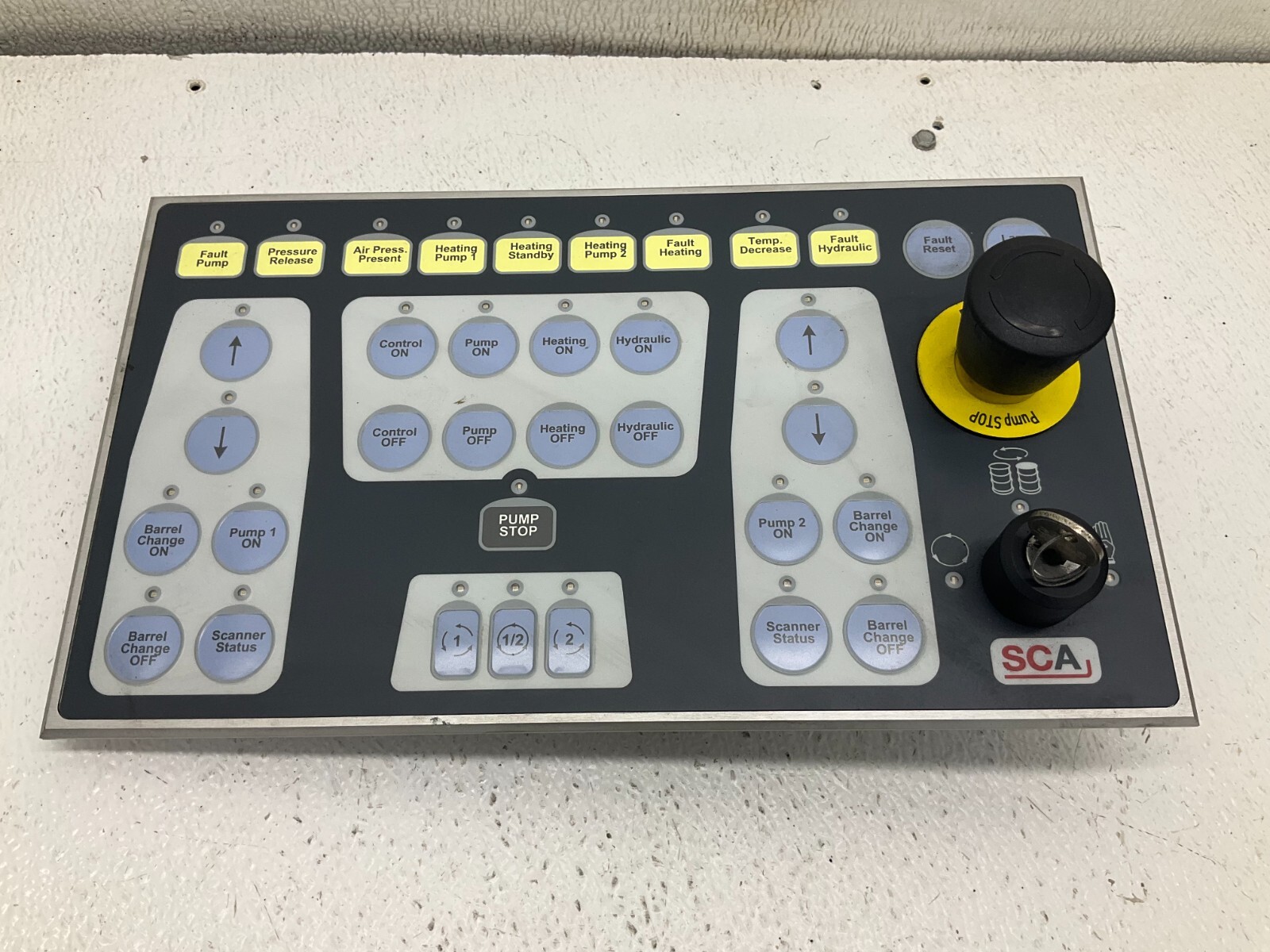SCA Schucker PCU 5000-02 Control Board Interface Panel 0171.0015 (VT)
