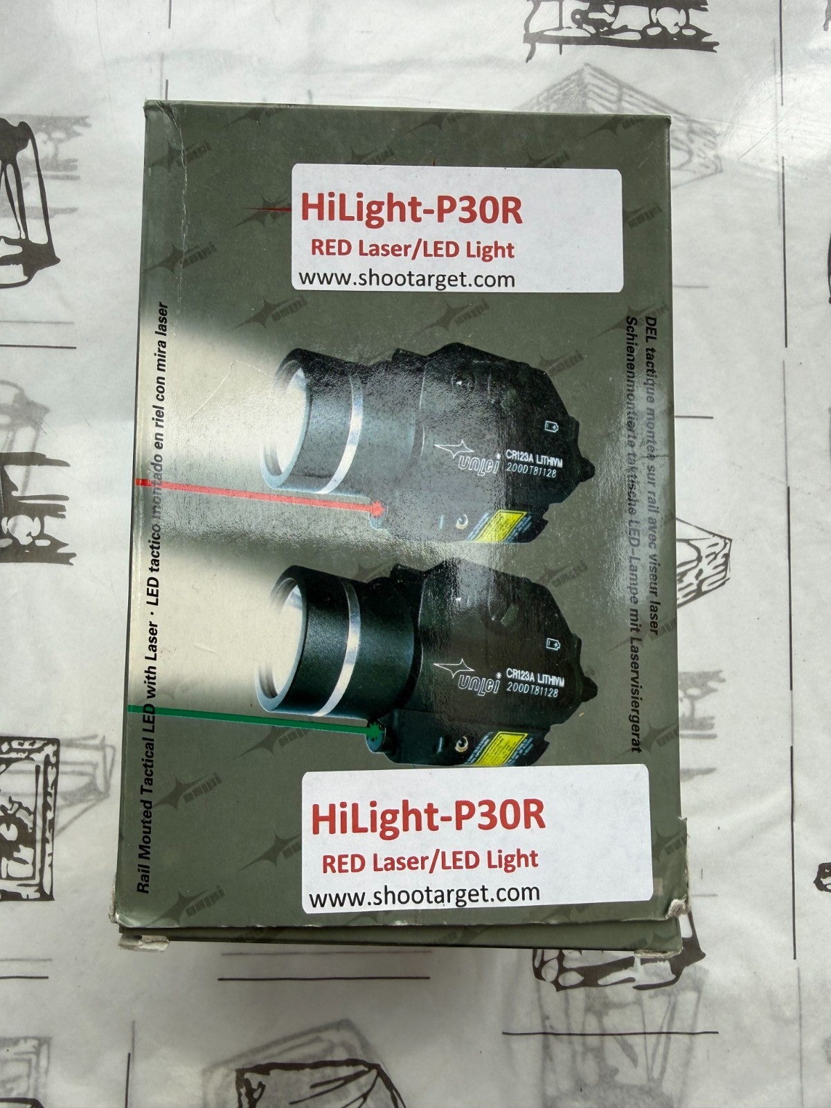 Streamlight M6 Tactical Laser Illuminator Flashlight Model No TLI-001 CLONE