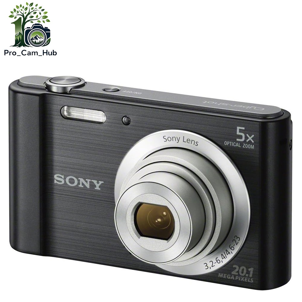 Sony Cyber-shot DSC-W800 20.1 MP 5x Optical Zoom Digital Camera - Black English