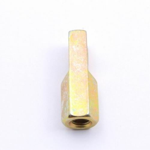Plain Rod End, 1/4-28 thread, 1/4" hole (short body)