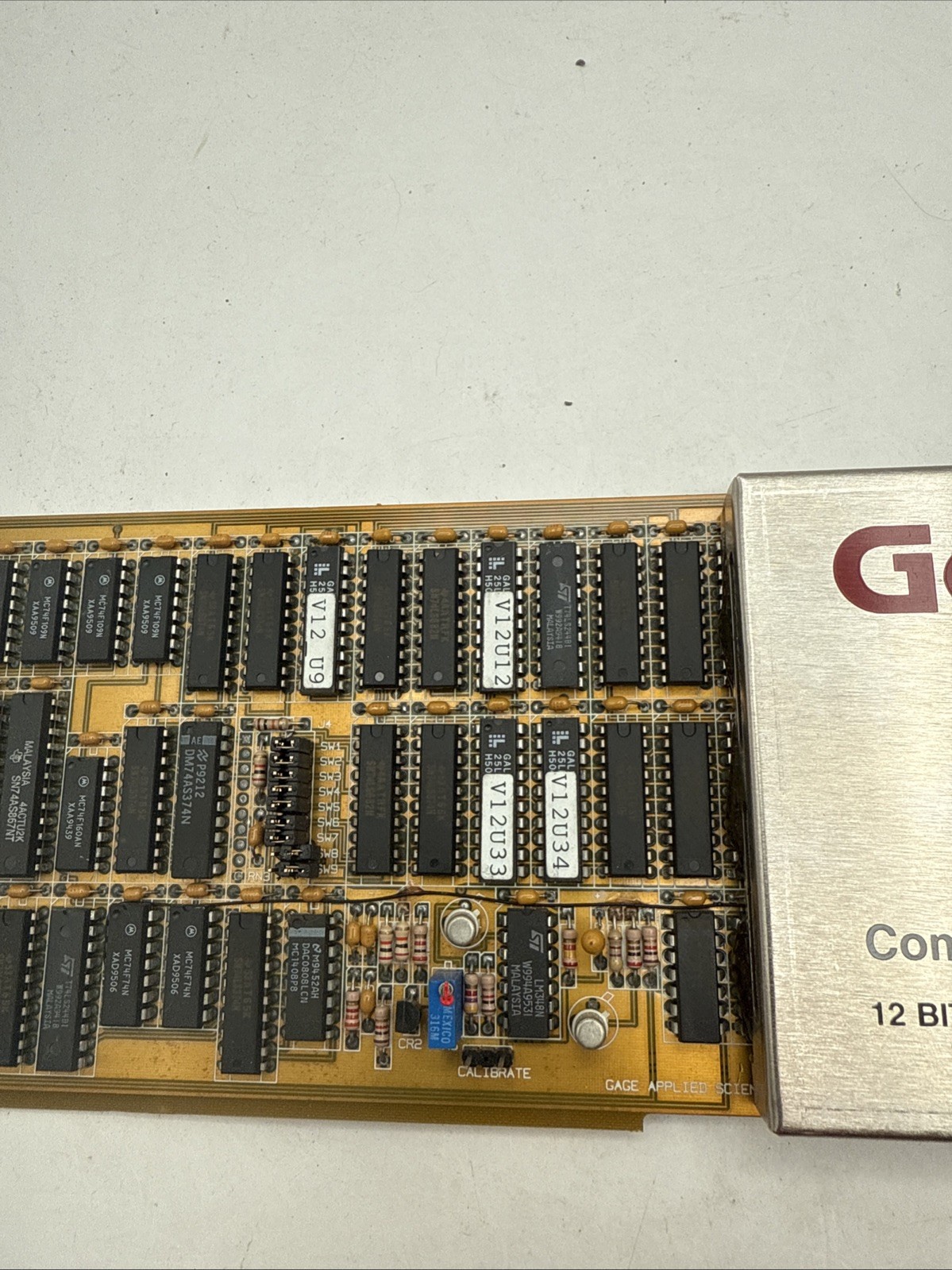 Gage Computer 840 12 Bit 20 Maps D/a Card For IBM PC