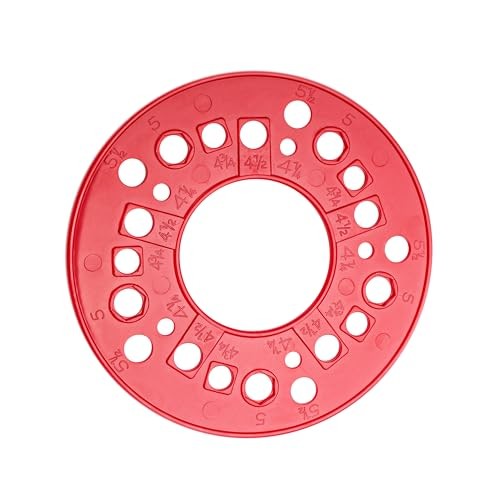 Wheel Bolt Pattern Measuring Tool, 5 Lug Template Gauge for 5/6/8 Hole 1 Pcs