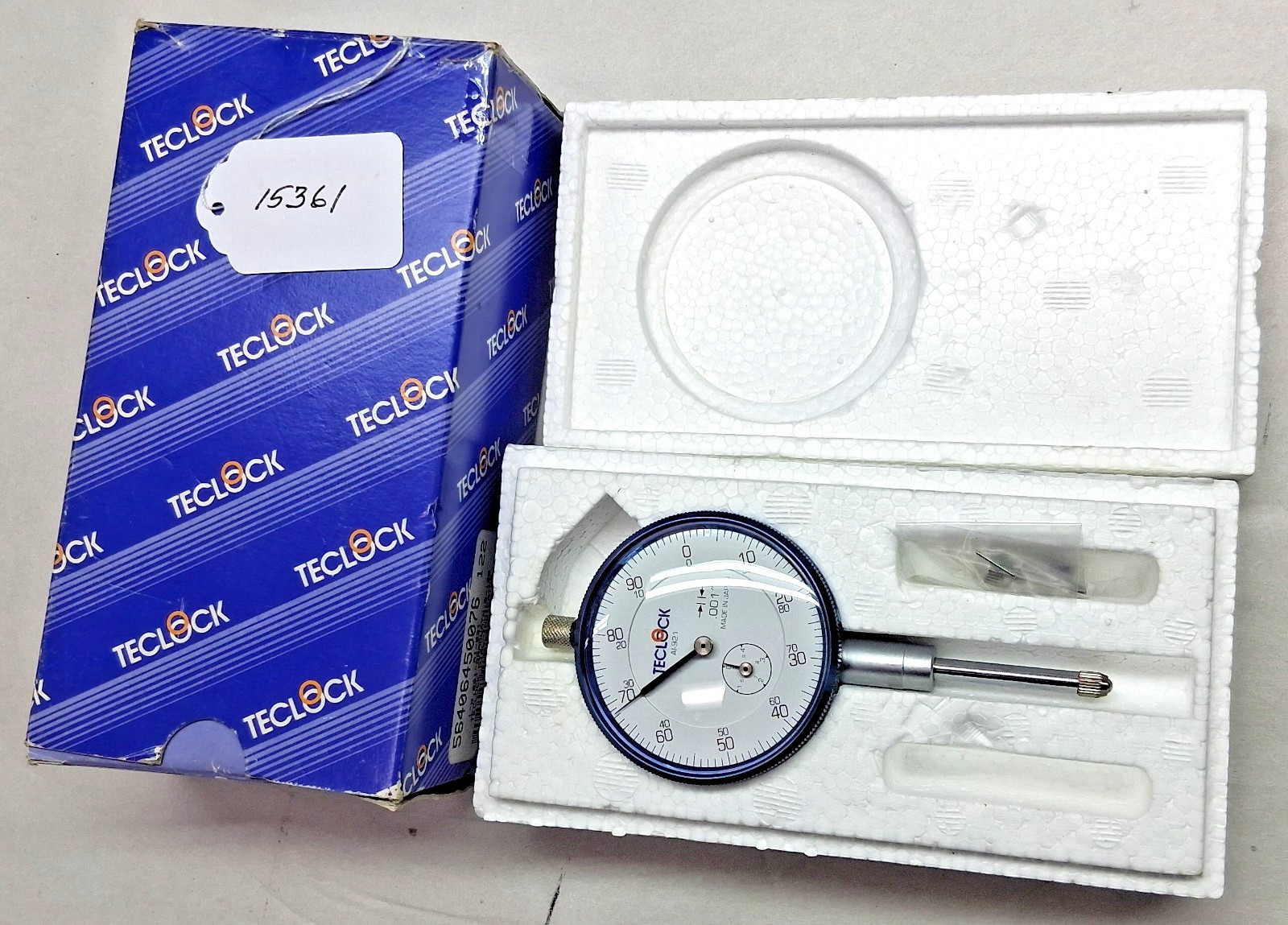 Teclock No. AI - 921 Machinists Dial Indicator, 0 - 1" Range, .001", Japan