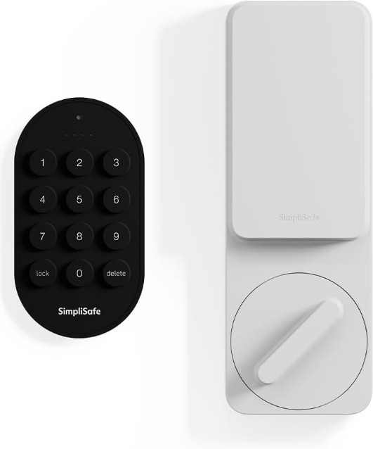 SimpliSafe Smart Lock Series 2 for The Gen 3 Home Security System - White