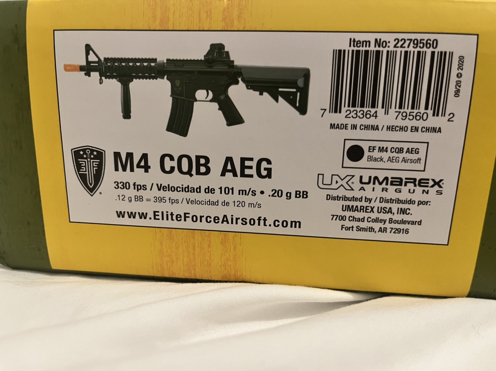 Elite Force M4 CQB AEG Airsoft Rifle – Fully Working