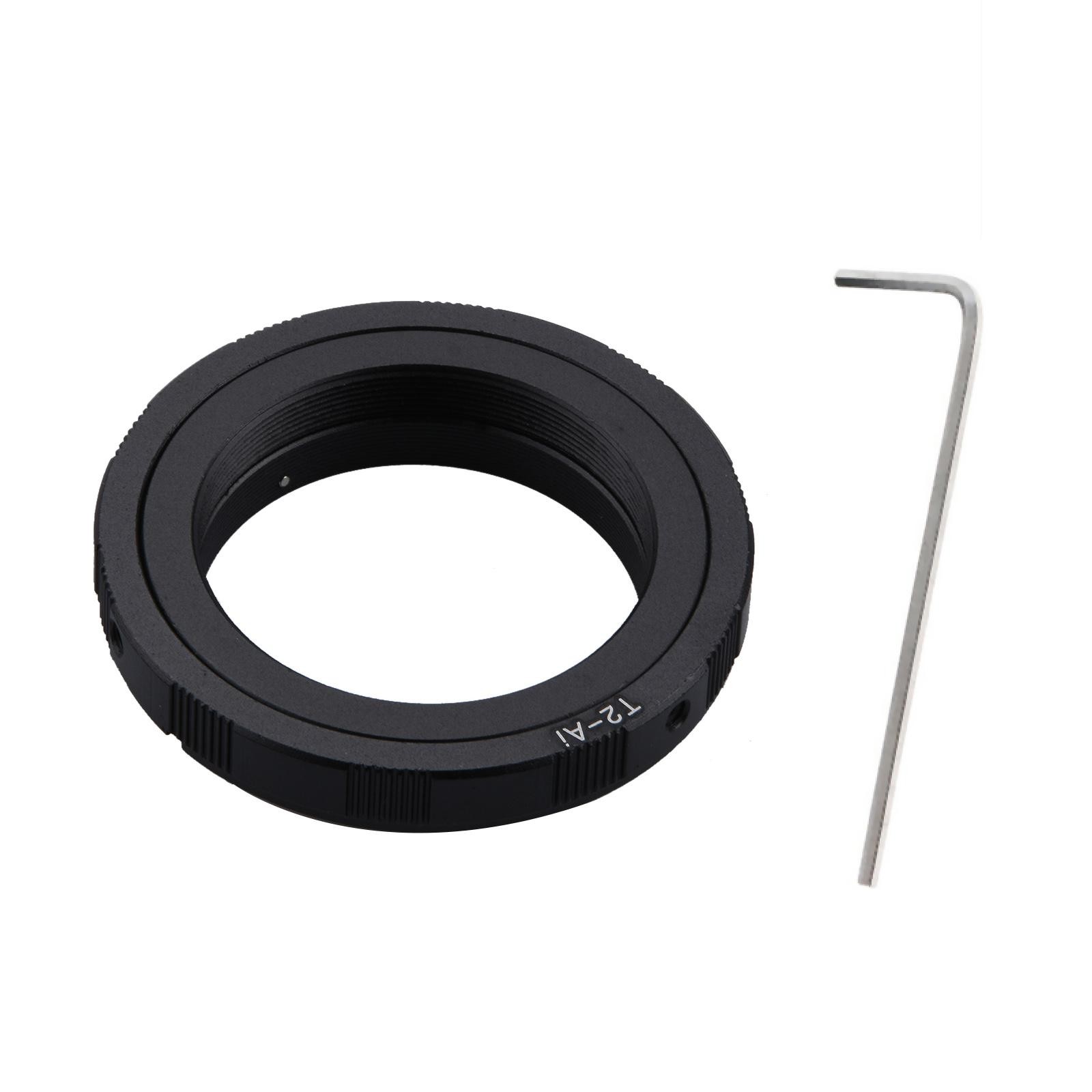 Metal T2-AI Mount Ring Adapter Telephoto Lens DSLR Camera Connector for Nikon