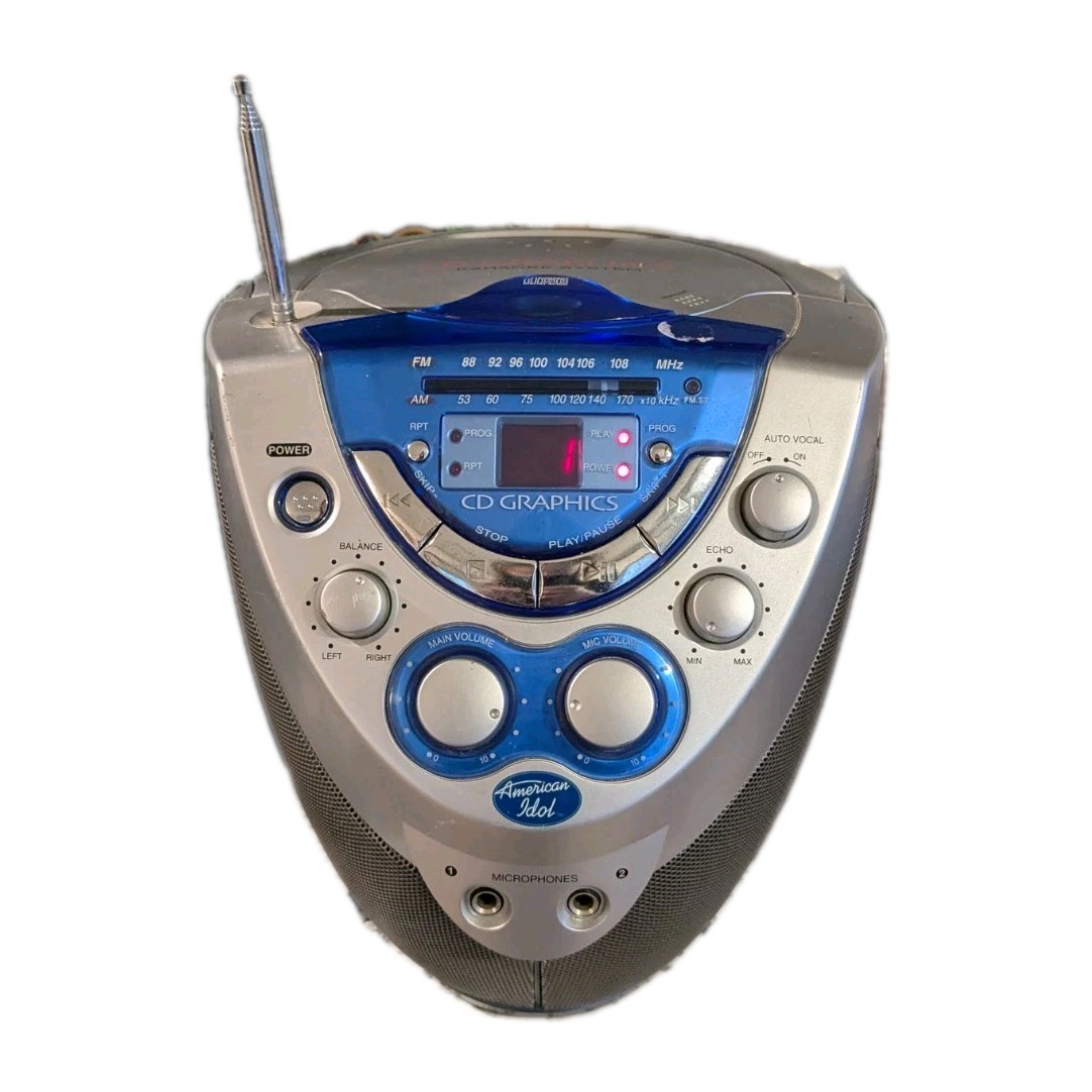 Vintage American Idol Karaoke Machine - For Parts/RepairChannel your inner star
