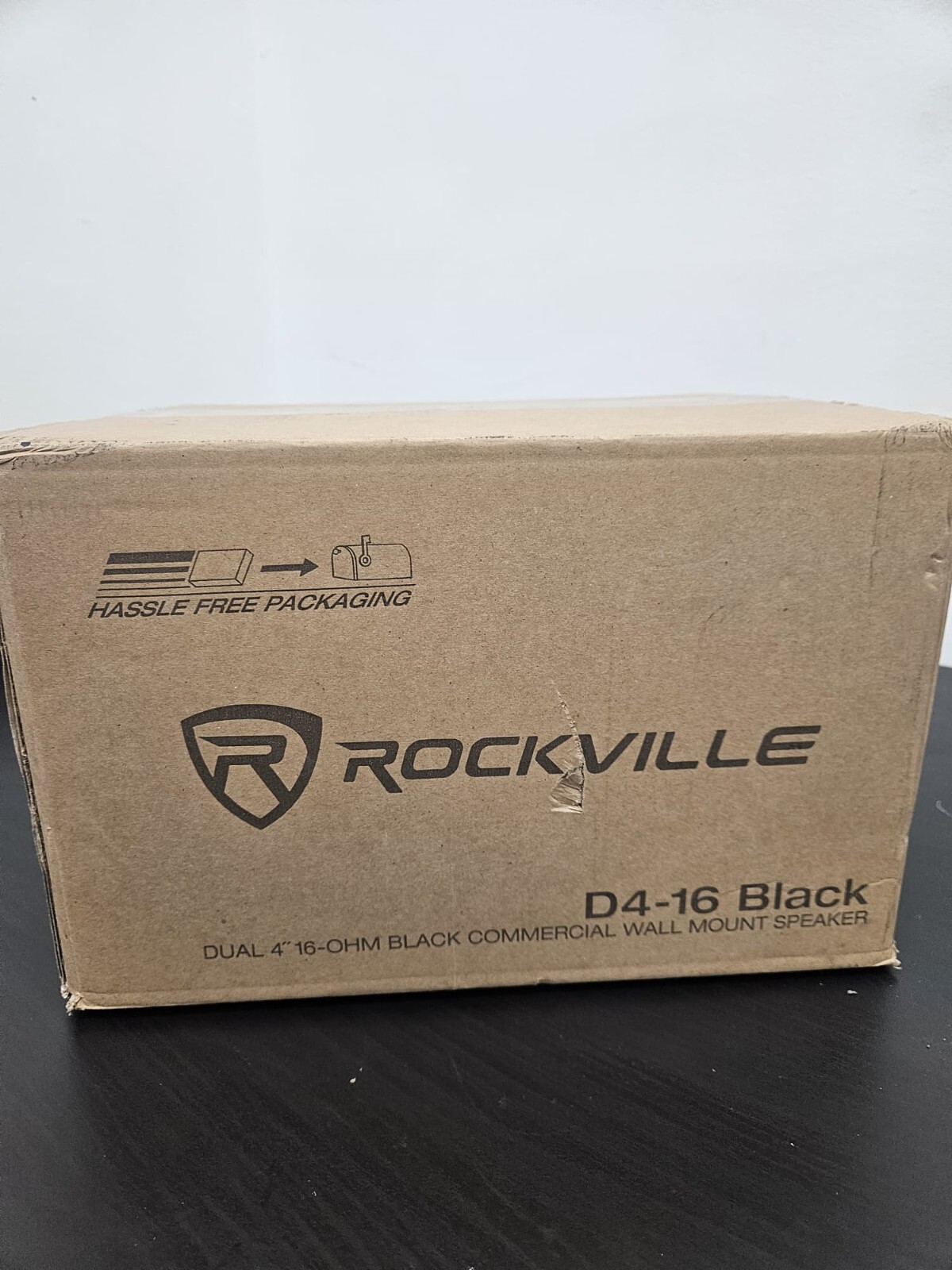 Rockville D4-16 Black Dual 4" 16-ohm Swivel Outdoor Home Patio Speakers
