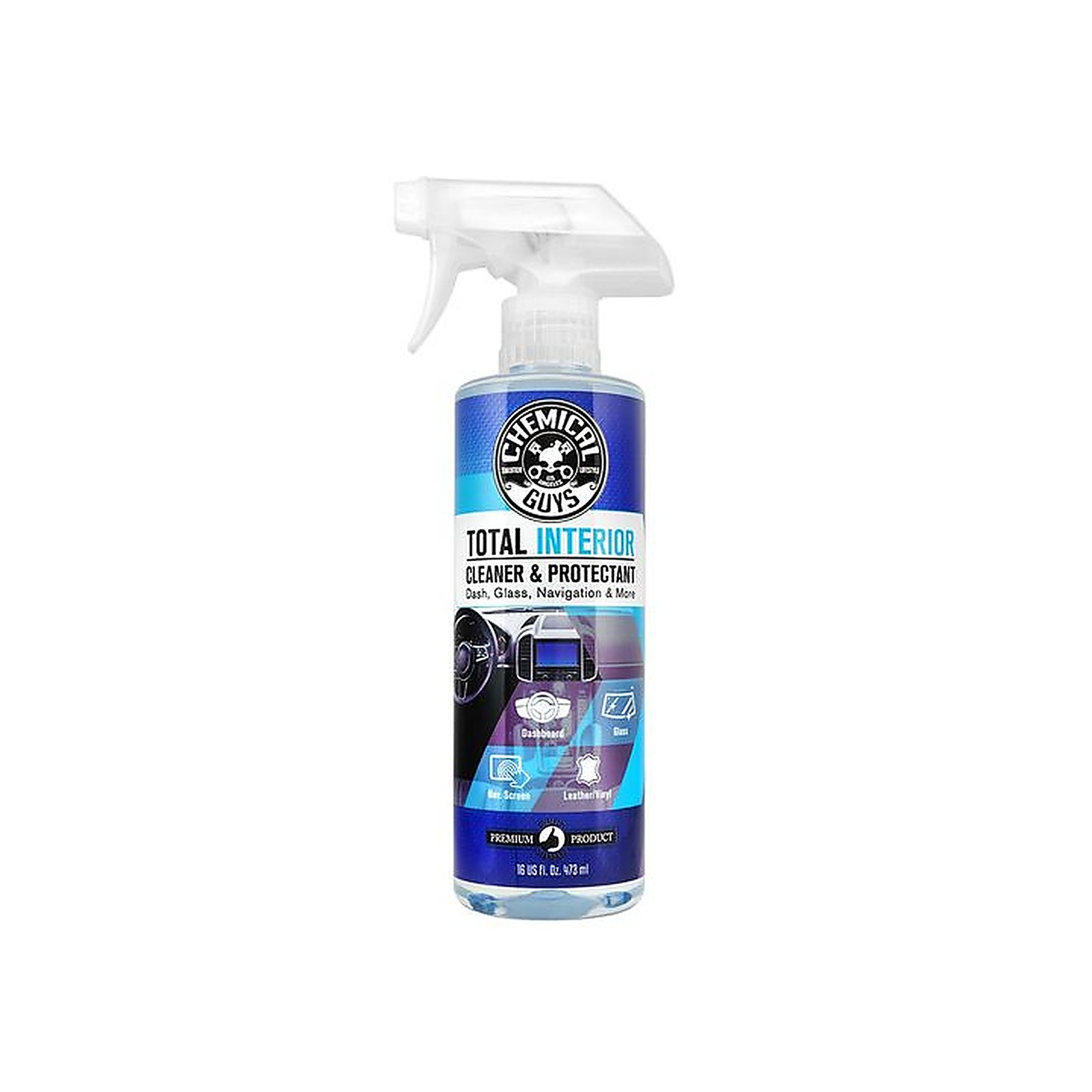 Total Interior Cleaner and Protectant 16 oz for Vinyl Plastic Rubber Car Truck