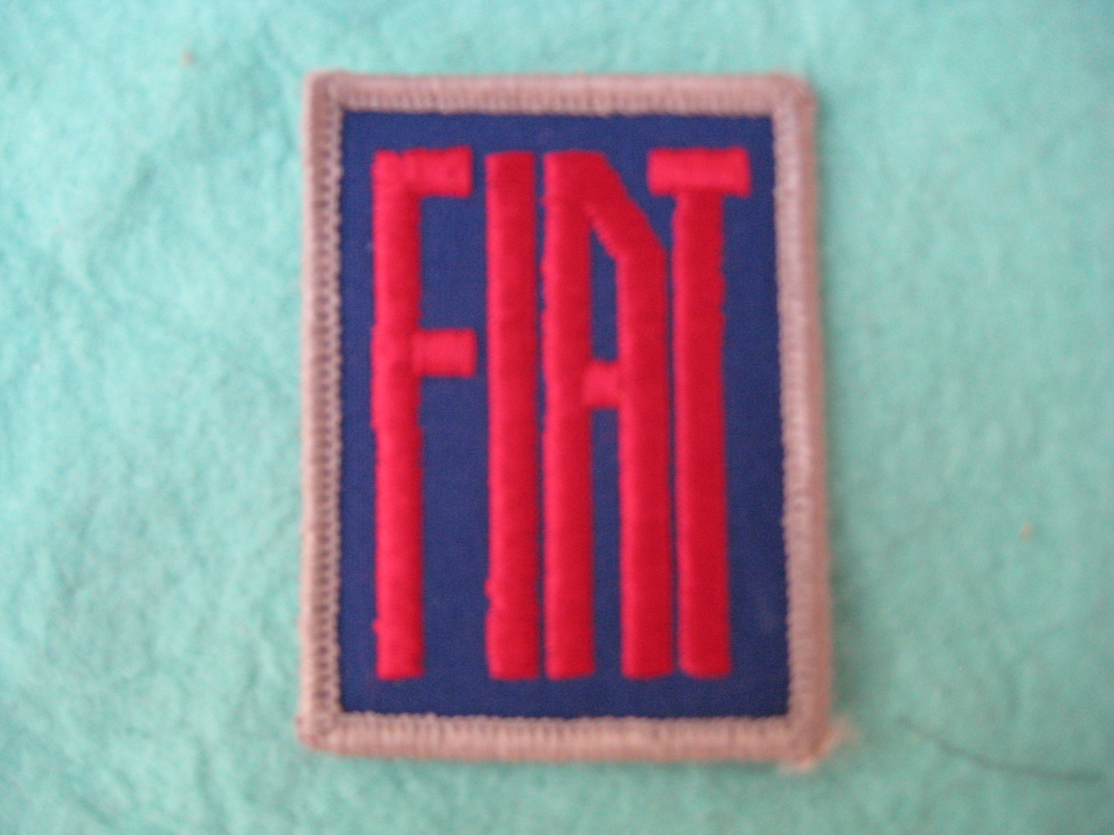 Vintage Fiat Auto Patch 2" X 2 1/2"