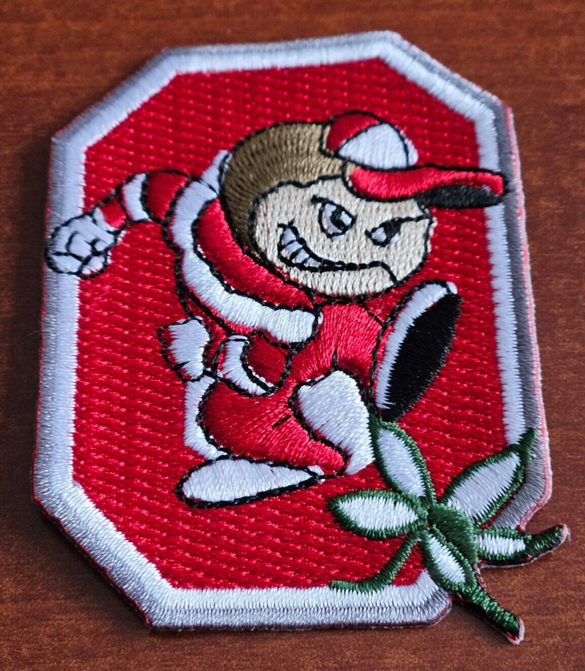Ohio State Buckeyes 3”X2” Iron On High Quality Embroidered Patch FREE Shipping!!