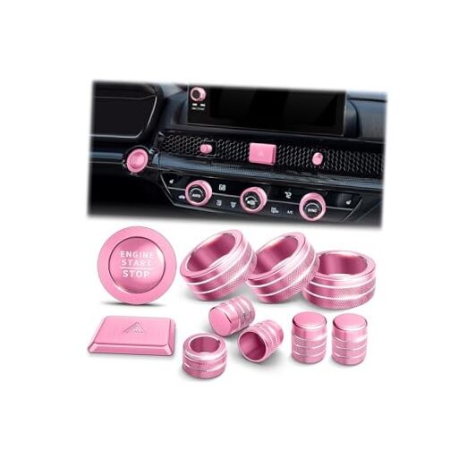 for Honda Civic 2022-2026 Accessories, CRV 2023-2026 & Acura 9-inch screen Pink