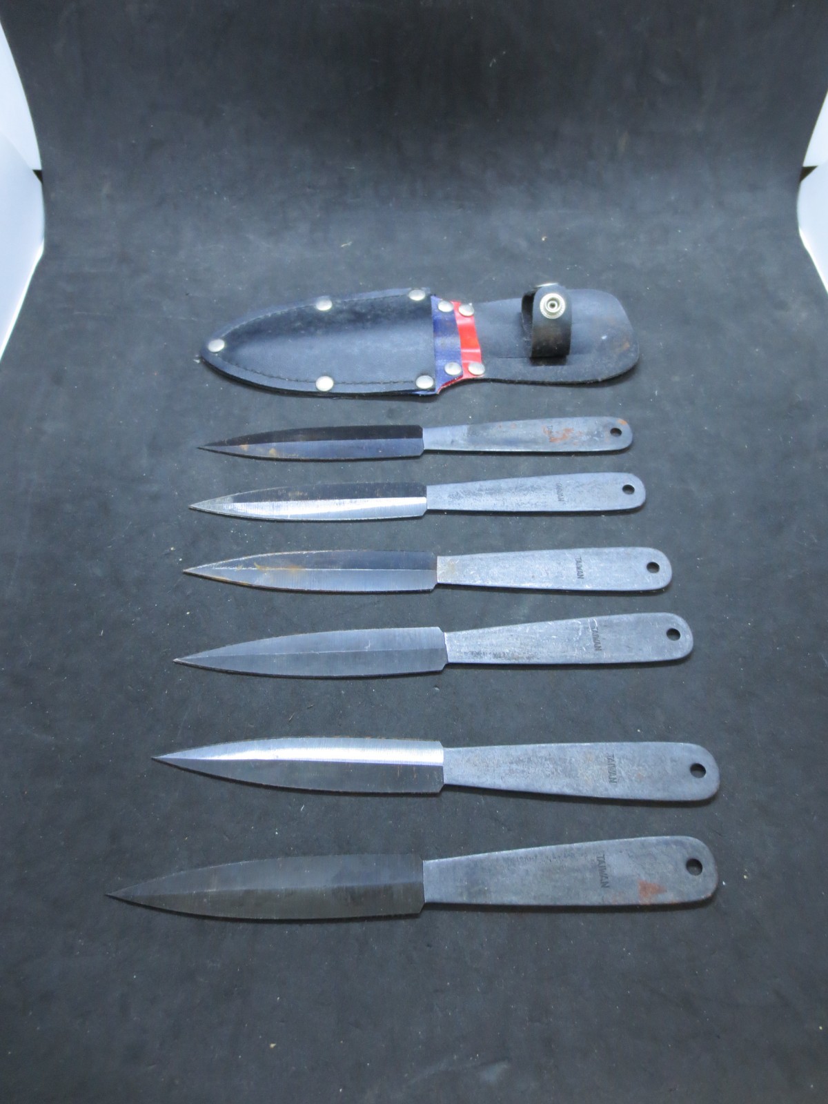 Throwing Knives Set of 6 with Sheath