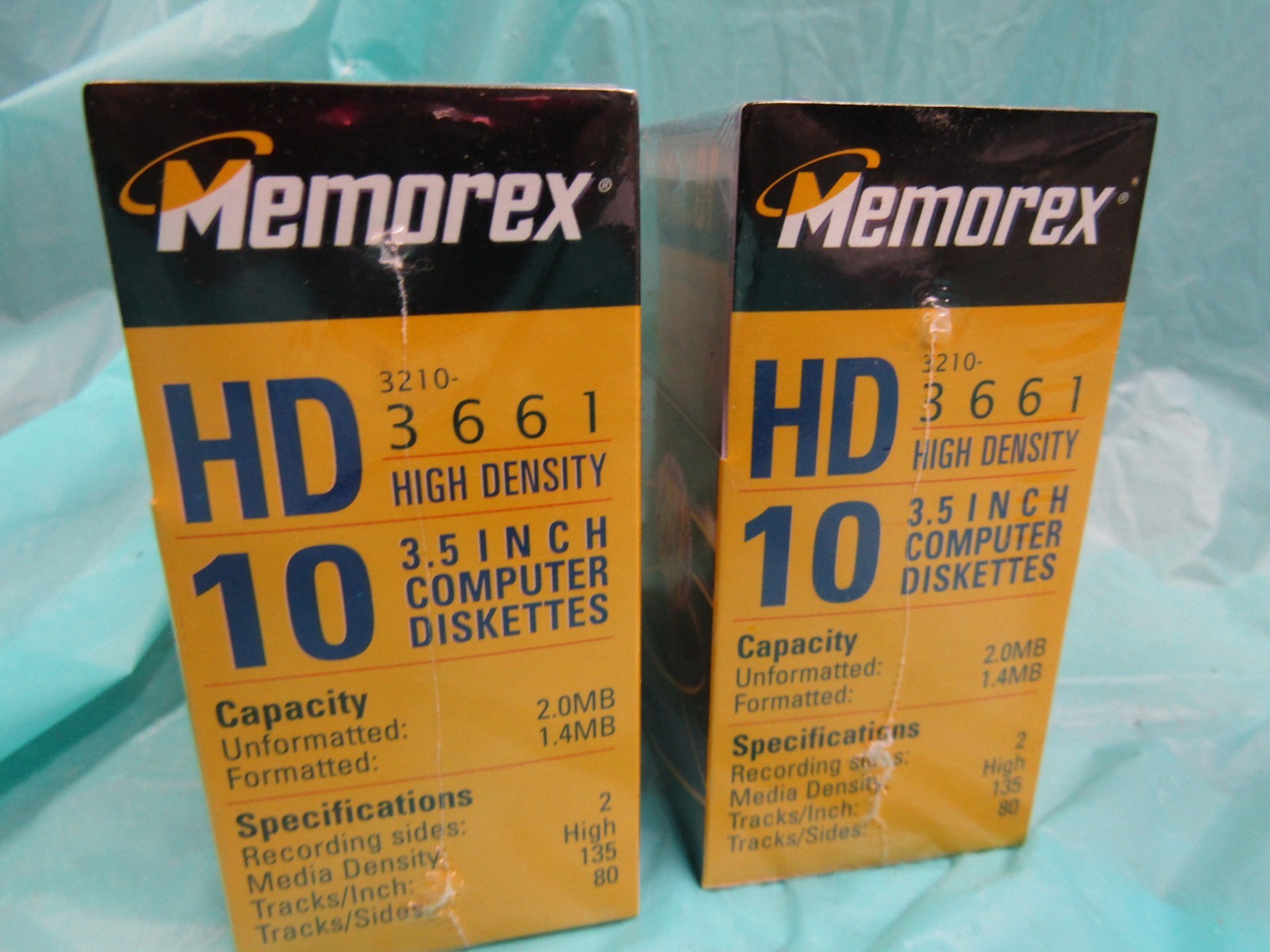 20 New Memorex PC Formatted 3.5 inch Computer Diskettes 3210-3661