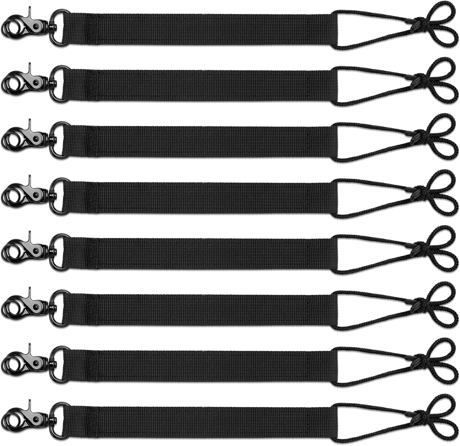 Snowboard Leash Cord Snowboarding Short Leash with Key Ring for Men Women Snowbo