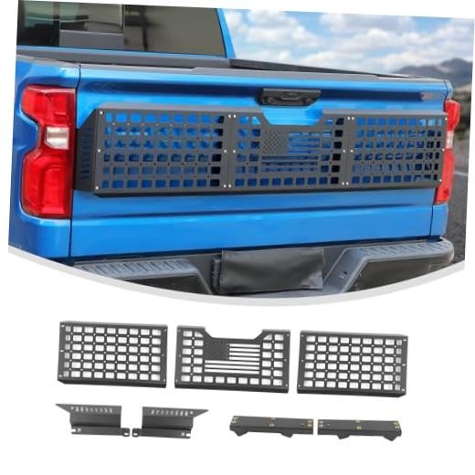 Tailgate Bed Molle Expansion Panel for 2019-2025+ Silverado & Sierra
