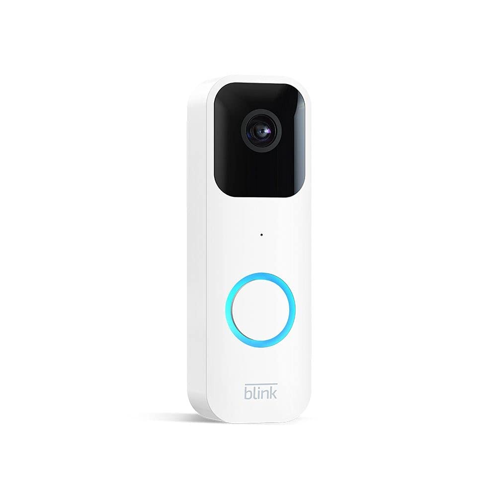 Blink Video Doorbell Two-Way Audio HD Video Wi-Fi Alexa White BDM00200UW