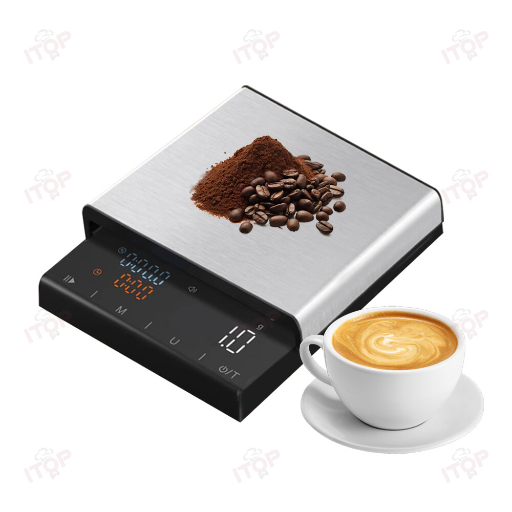 Digital Coffee Scale with Timer 3Kg/0.1G High Precision Pour over Drip Espresso