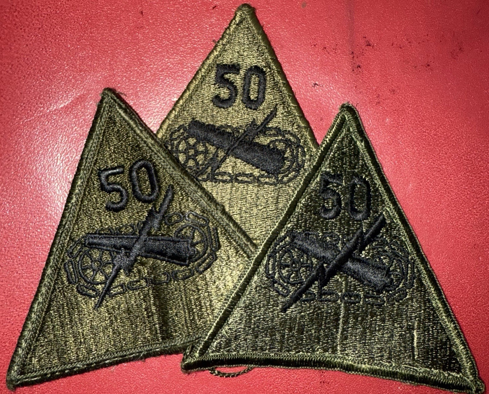 50th Armored Division Subdued SSI Patch (AK/AS)