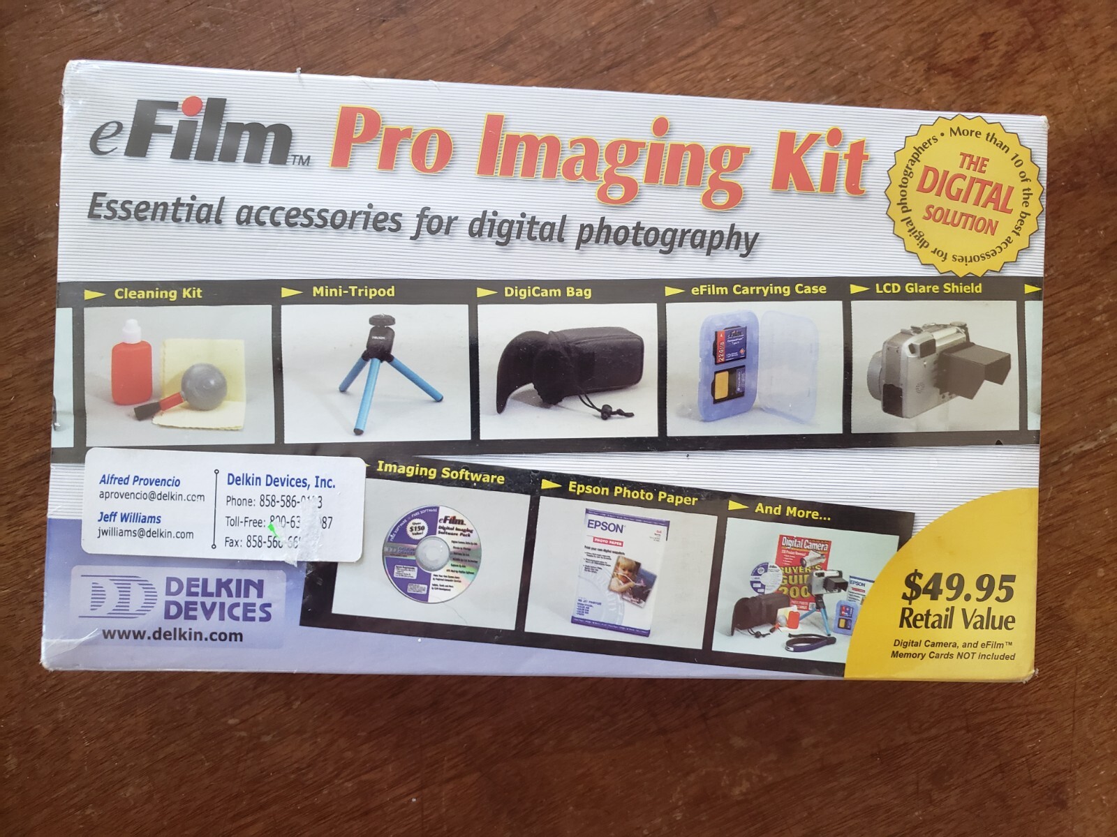 eFilm Pro Imaging Kit; Essential Accessories For Digital Photography. New