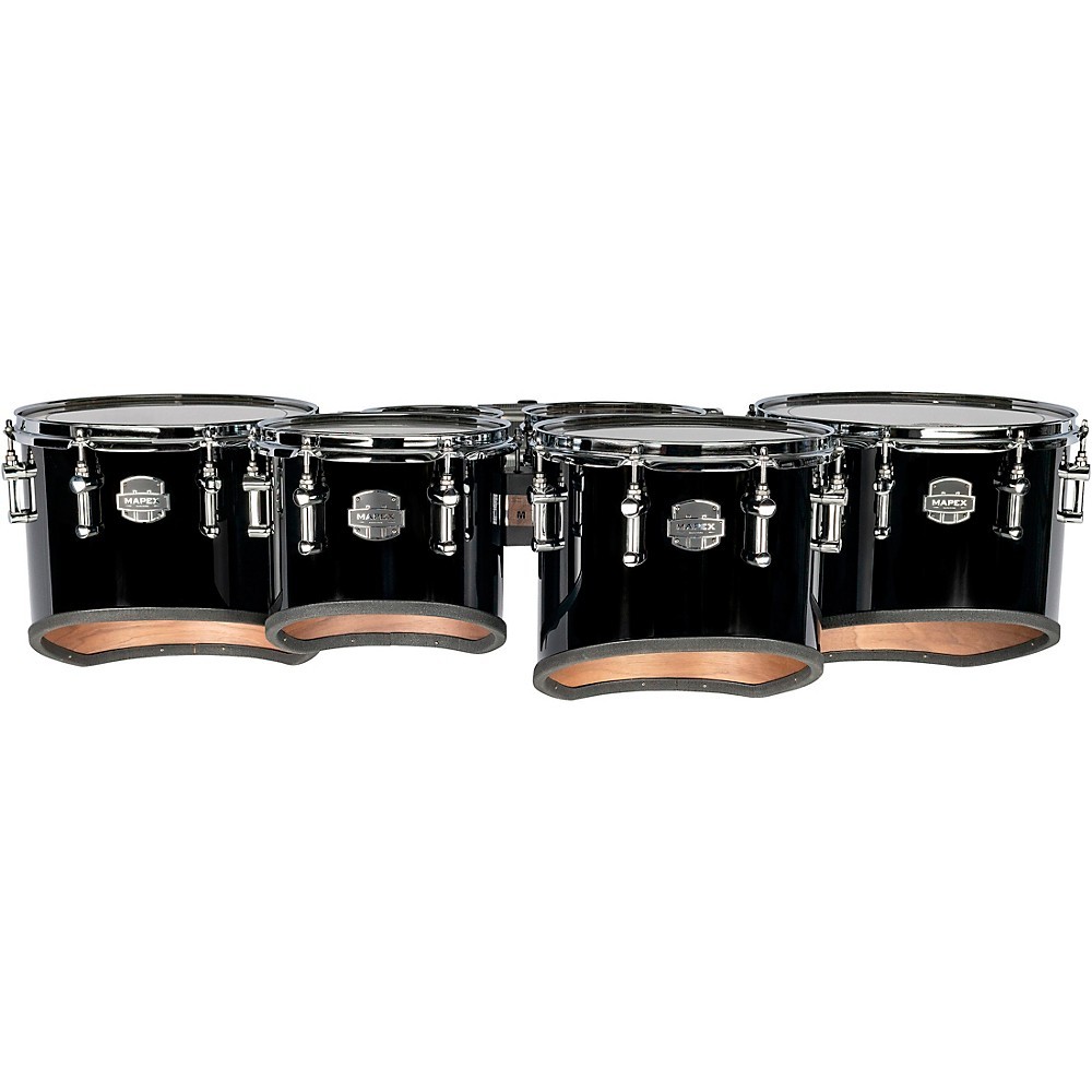 Mapex Quantum Mark II Classic Cut Tenor Large Marching Sextet Gloss White
