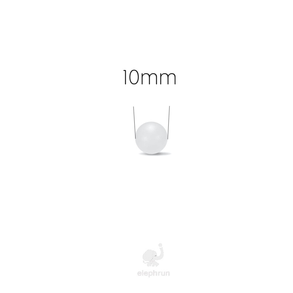 10mm Polypropylene ( PP ) Solid Plastic Bearing Balls Precision Sphere