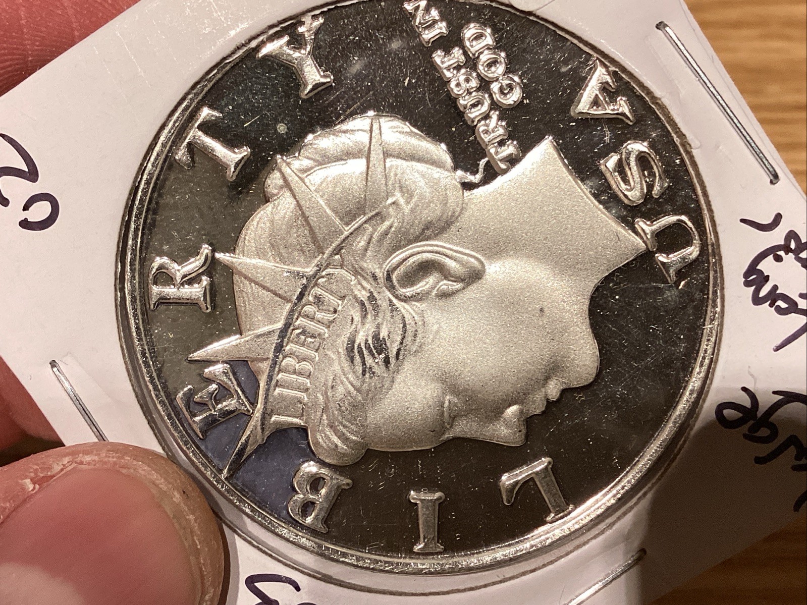 Norfed 1 Oz Silver 2003 $10 Large E Long Hair (2 Available)