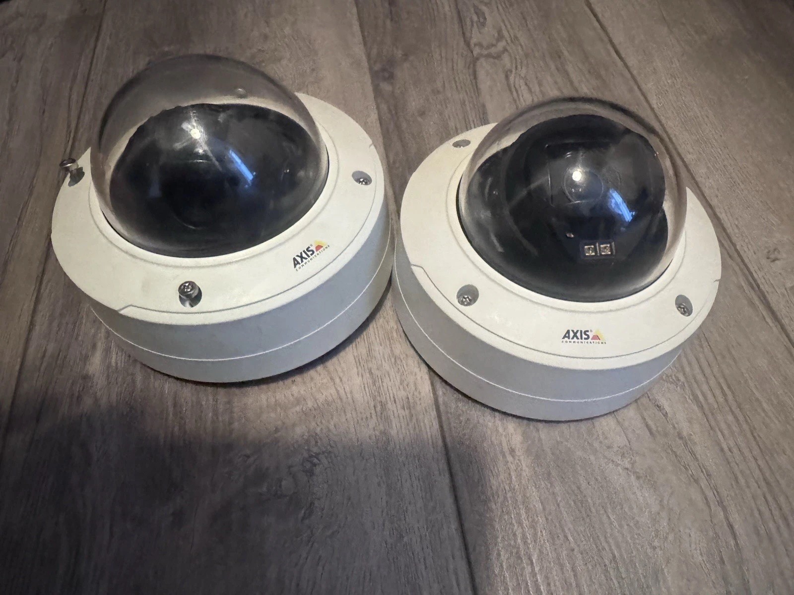 Axis P3245-LVE IP Dome Cameras Lot of 2 Outdoor PoE 1080p Tested Working