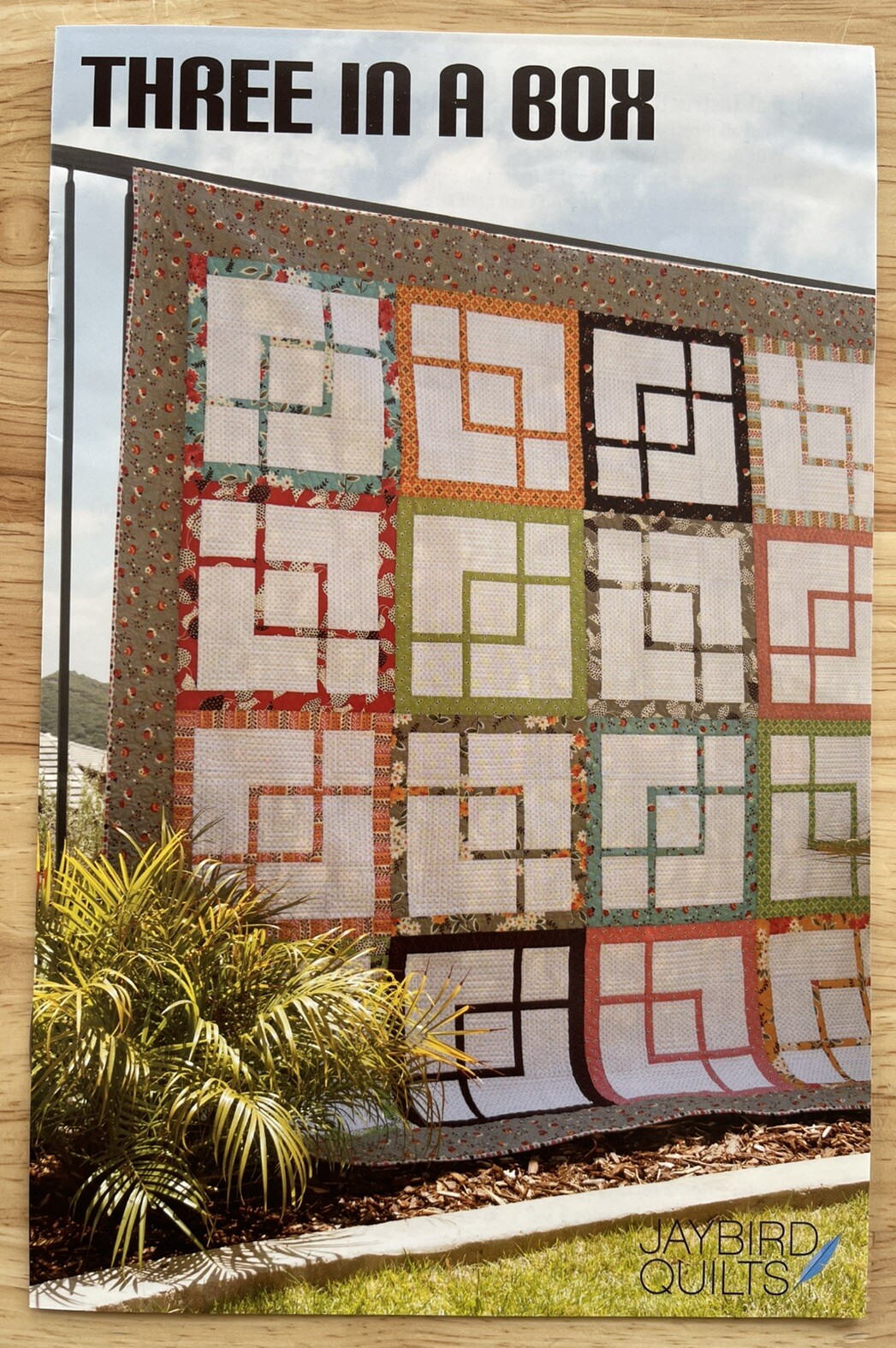 Three In A Box quilt pattern from Jaybird Quilts by Julie Herman