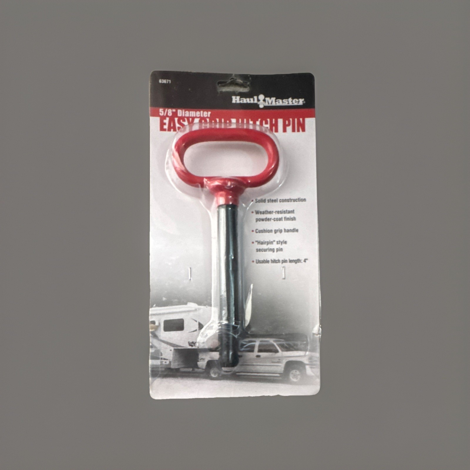 Haul Master 5/8 in Easy Grip Hitch Pin 63671