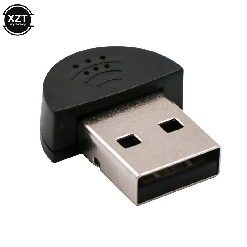 PC USB Microphone Driver Free Mini Mic Portable External Buttonhole Microphones