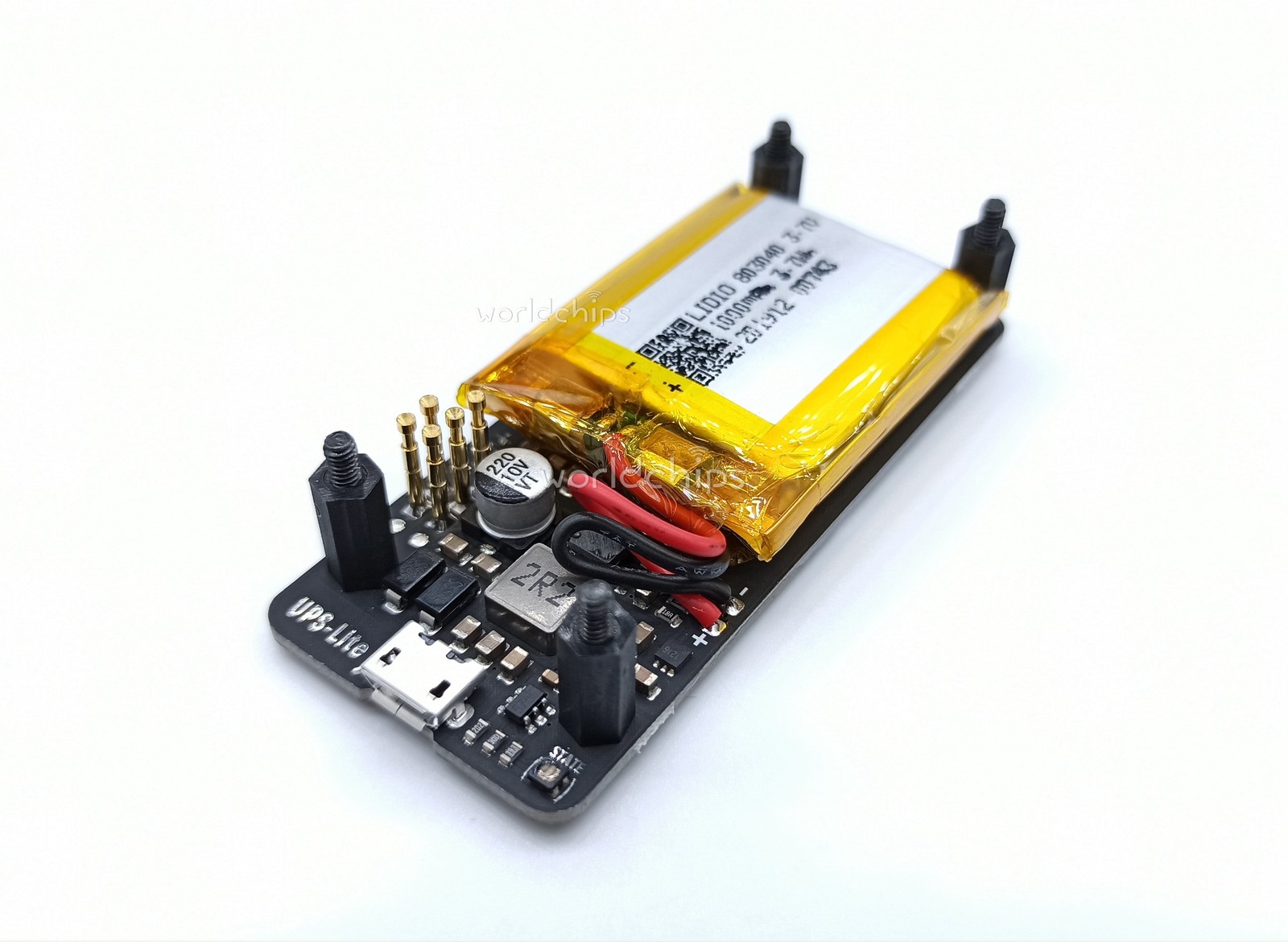For Raspberry Pi Zero UPS-Lite Power Board With 1000mAh Polymer Lithium Battery