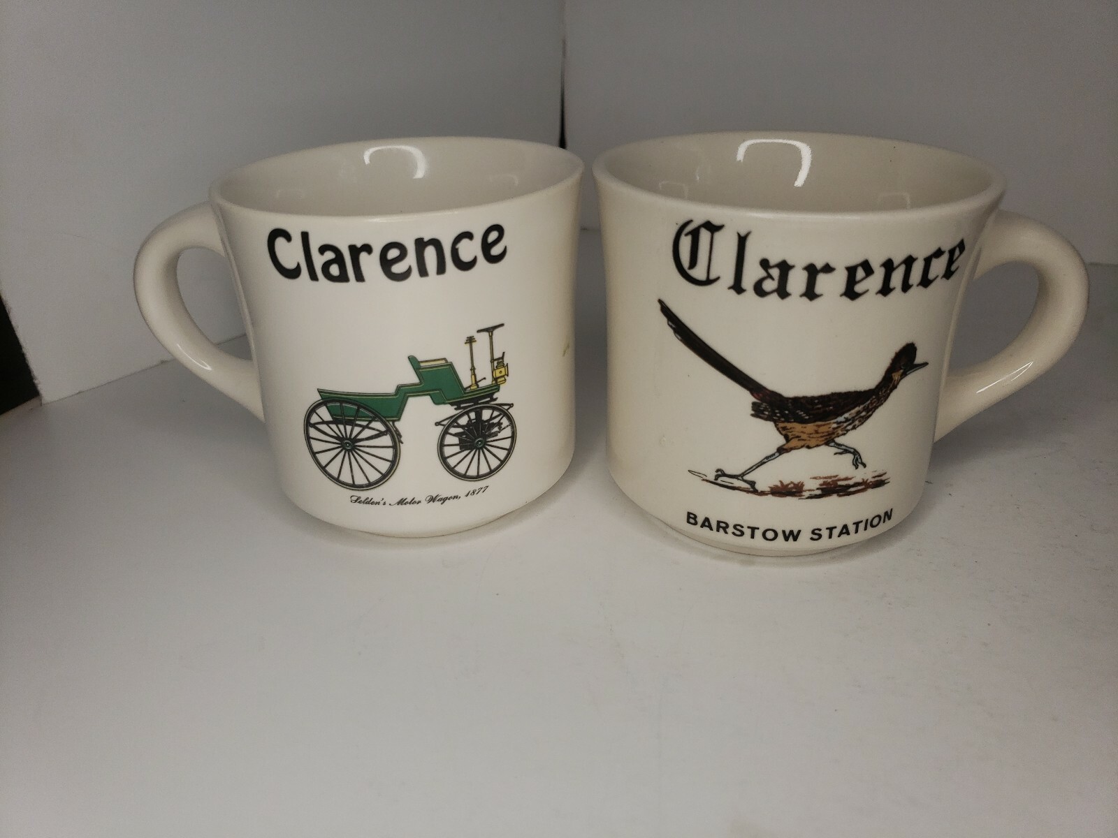 Personalized Coffee Mug (Clarence) Pair