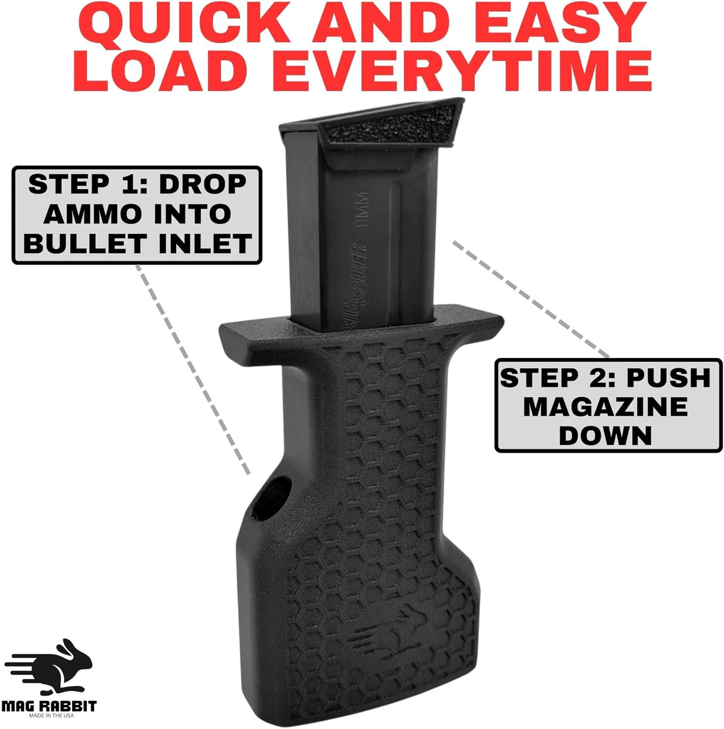Speed Loader for SIG Sauer P365 9Mm Magazine, Magazine Loading Accessory, Quick