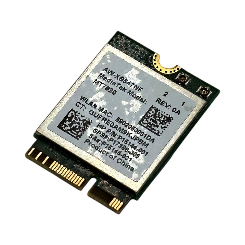 P17386-005 - Wlan m.2 2230 MT7920 WI-FI 6 + BT 5.4