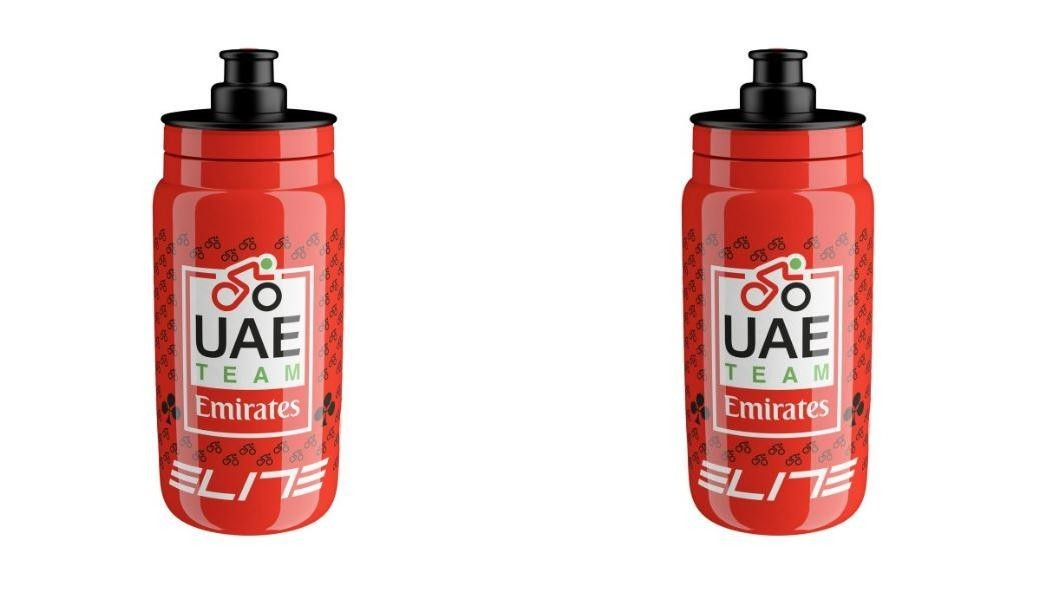 2X ELITE FLY TEAM UAE CYCLING BOTTLES – 550ML (18OZ) – PAIR