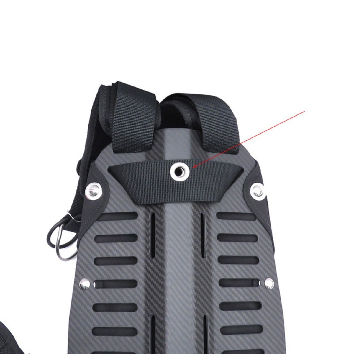 For All Wing-BCD Backplats 3.5m Technical Scuba Diving Backplate Webbing Dive