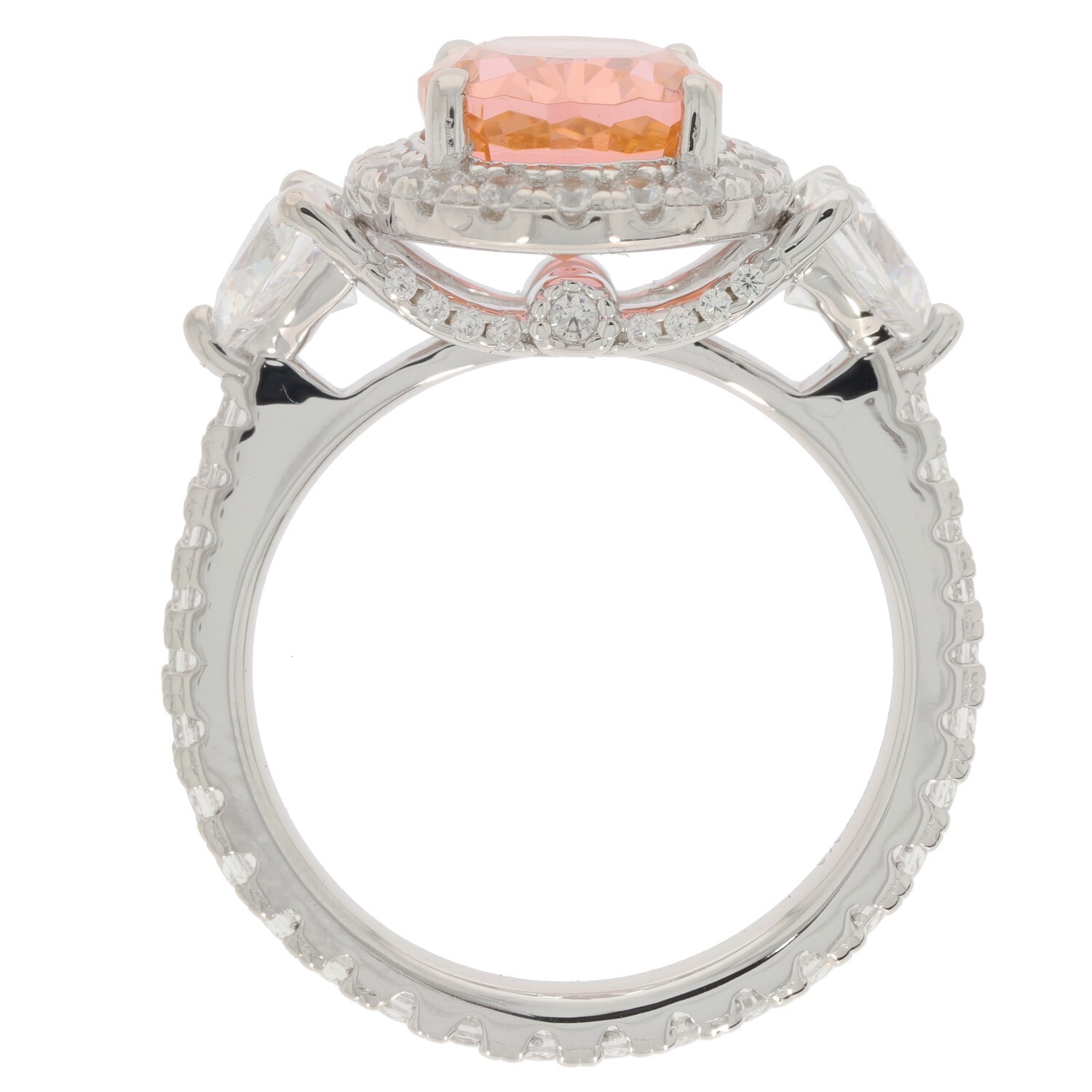 Sterling Silver Semi Mount Ring Setting Oval OV 10x7mm