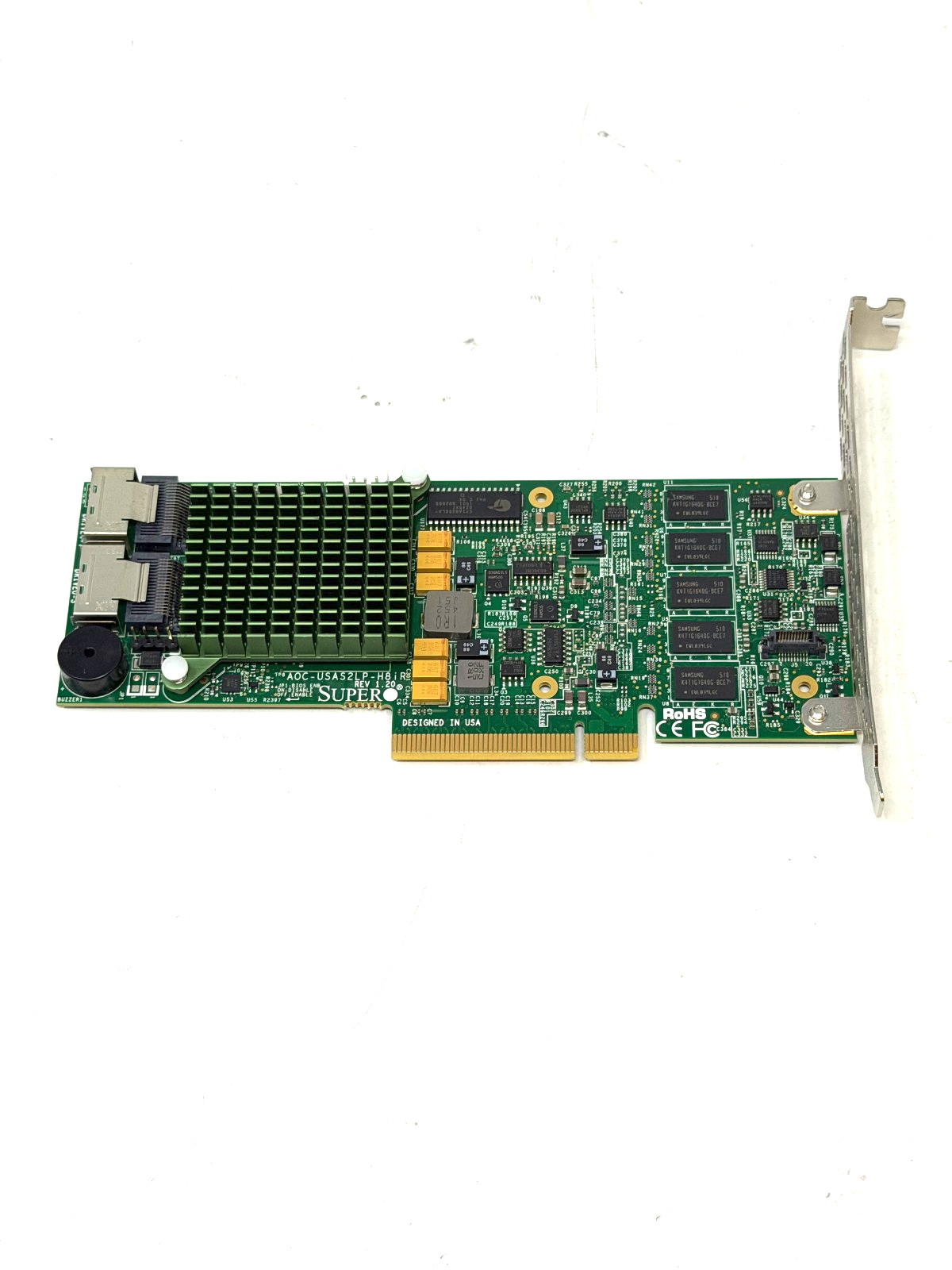 SUPERMICRO AOC-USAS2LP-H8IR 6Gb/s 8-Port SAS RAID Controller  Full Height