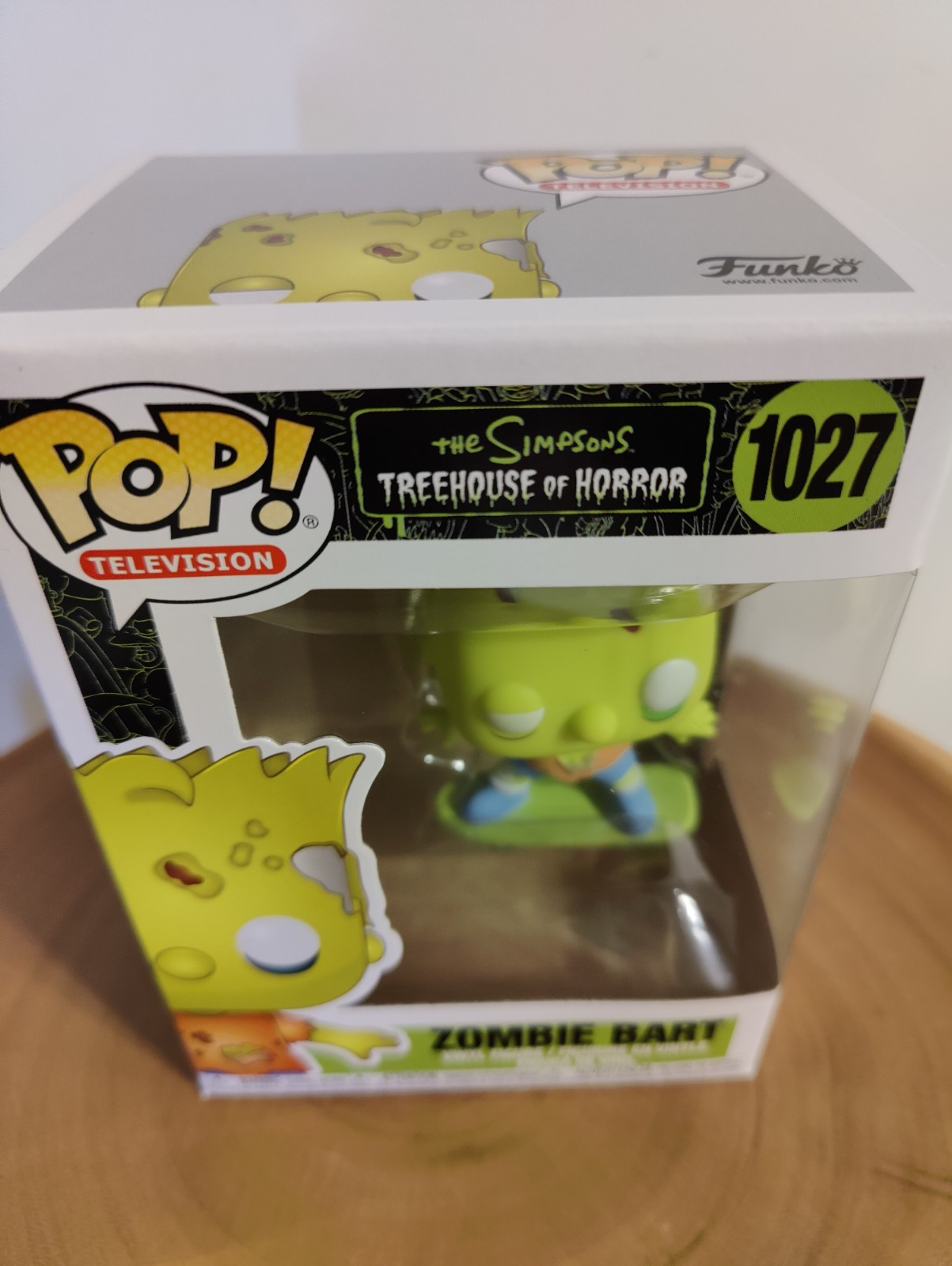 Funko Pop! Television The Simpsons 1027 Zombie Bart Vinyl Figure
