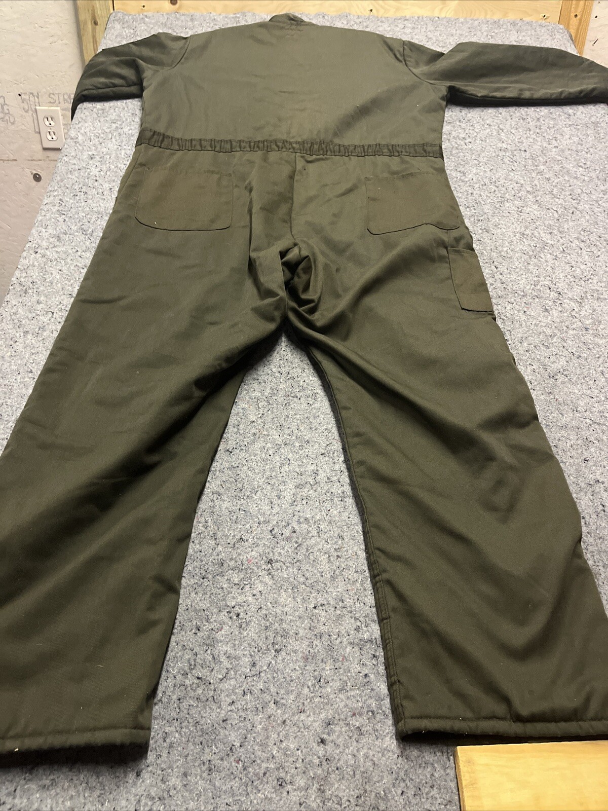 Vintage Continental Patch Flight Master Uniforms XL Jumpsuit Insulated