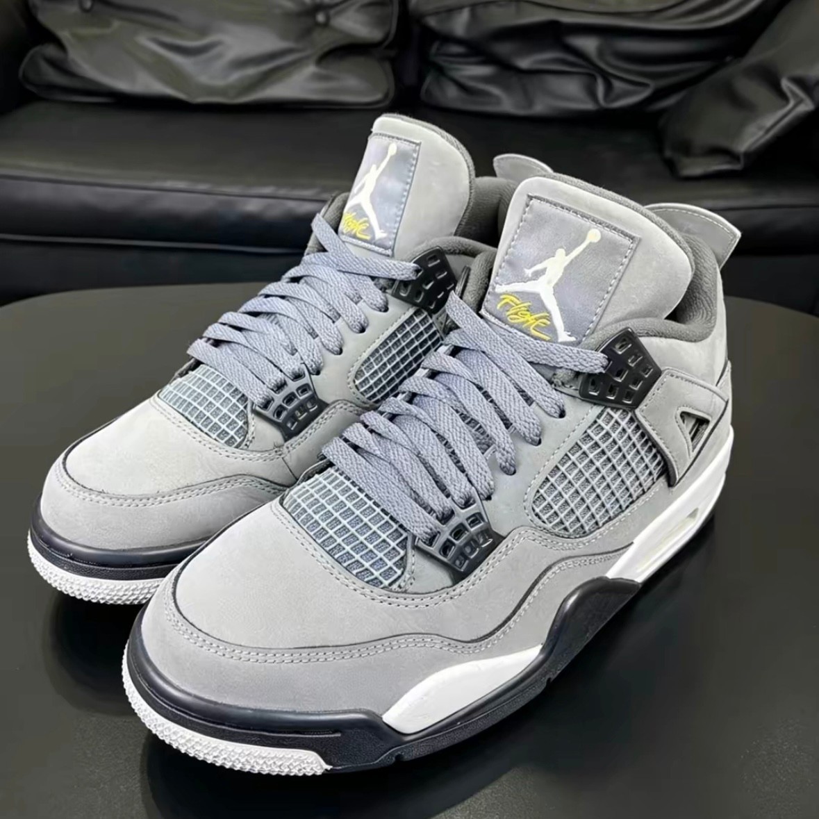 Nike Air Jordan 4 "Cool Grey" Mid Top Retro Men's Basketball Shoes