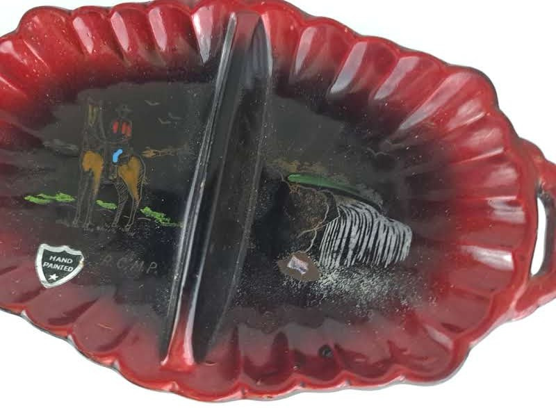 Vintage Famous Parkdale Novelty Hand Painted Candy Dish 5x8