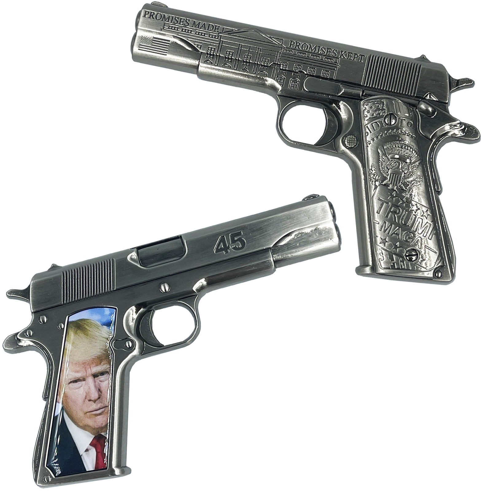 BL4-019 President Donald J. Trump MAGA Promises Kept 45 ACP Challenge Coin Medal